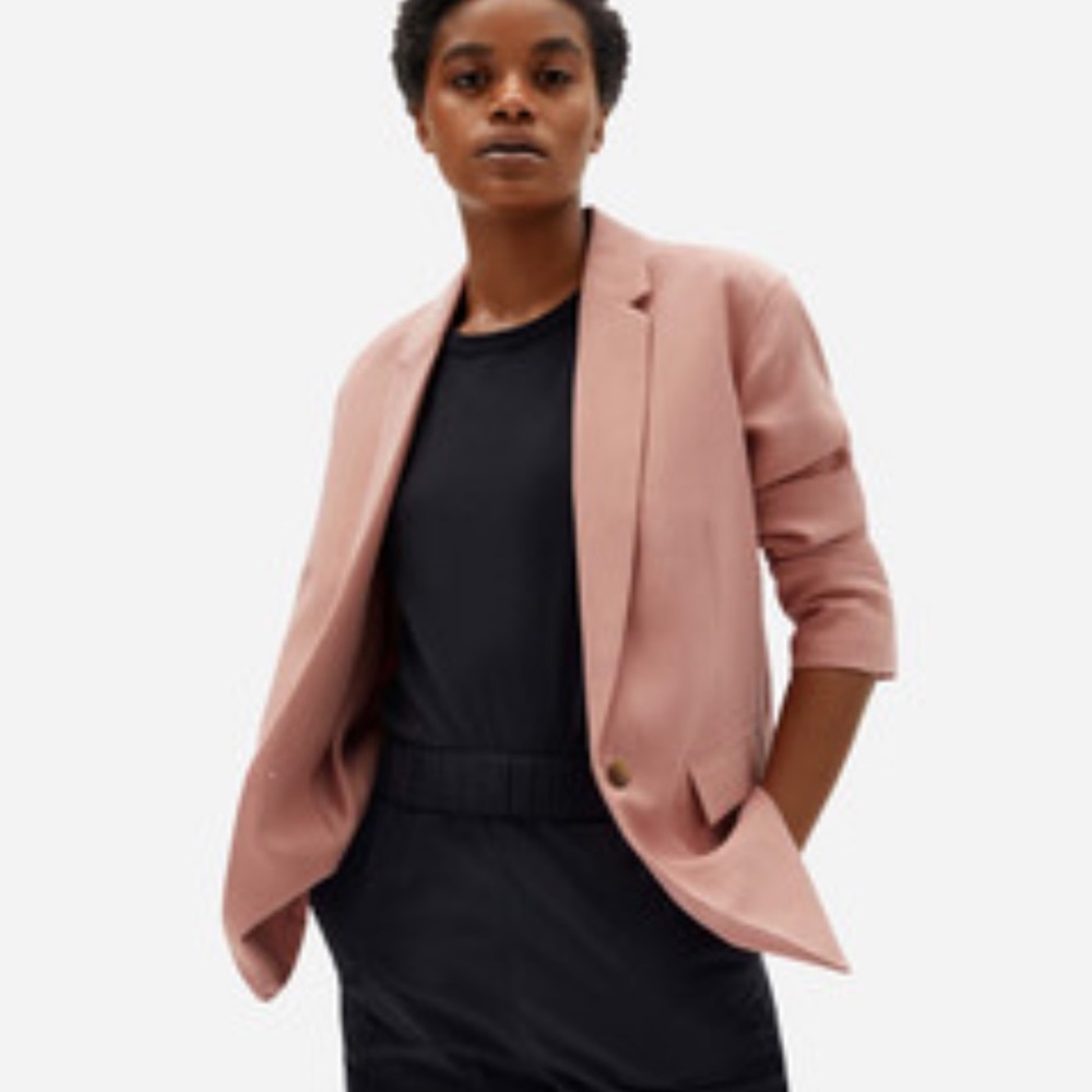 Rare Everlane Oversized pink salmon Terracotta Blazer
